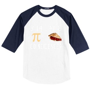 314 Pie Funny Pi Day Gift Baseball Sleeve Shirt