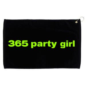 365 Party Girl Love Musician Grommeted Golf Towel