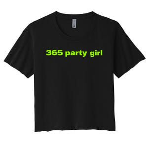 365 Party Girl Love Musician Women's Crop Top Tee