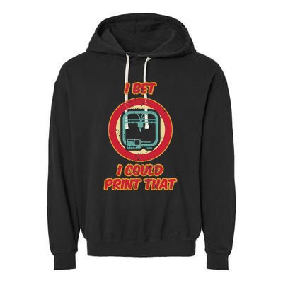 3d Printing Icon G28 Cnc Maker 3d Scan 3d Printer Garment-Dyed Fleece Hoodie