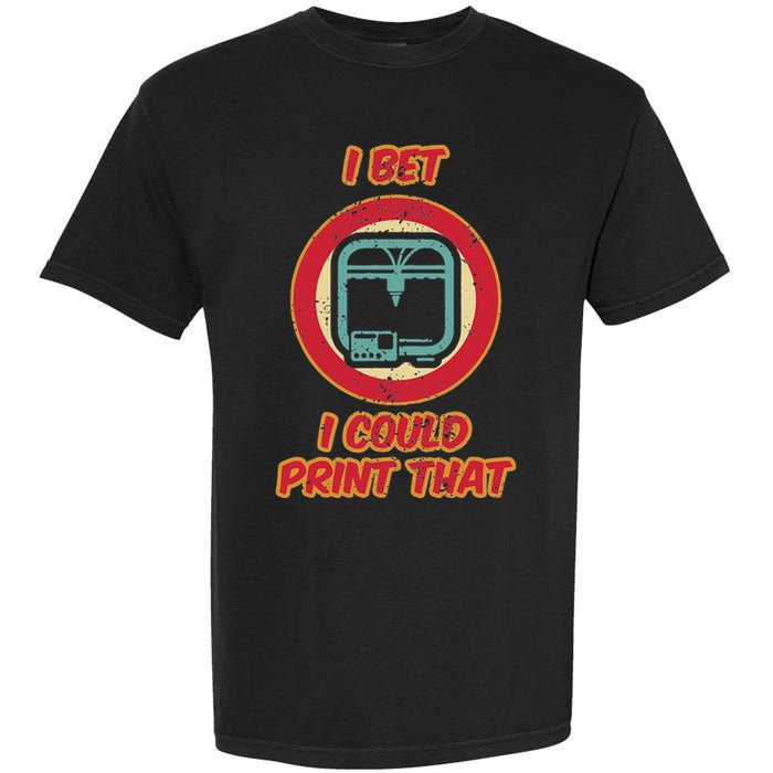 3d Printing Icon G28 Cnc Maker 3d Scan 3d Printer Garment-Dyed Heavyweight T-Shirt