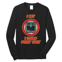 3d Printing Icon G28 Cnc Maker 3d Scan 3d Printer Long Sleeve Shirt
