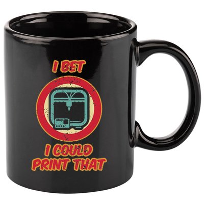 3d Printing Icon G28 Cnc Maker 3d Scan 3d Printer 11oz C Handle Ceramic Mug