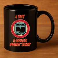 3d Printing Icon G28 Cnc Maker 3d Scan 3d Printer 11oz C Handle Ceramic Mug