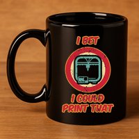 3d Printing Icon G28 Cnc Maker 3d Scan 3d Printer 11oz C Handle Ceramic Mug