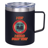 3d Printing Icon G28 Cnc Maker 3d Scan 3d Printer 12oz Stainless Steel Coffee Mug
