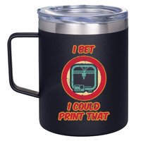 3d Printing Icon G28 Cnc Maker 3d Scan 3d Printer 12oz Stainless Steel Coffee Mug
