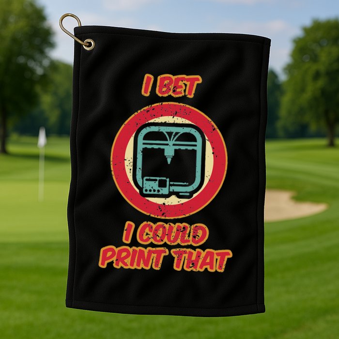 3d Printing Icon G28 Cnc Maker 3d Scan 3d Printer Golf Towel