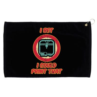 3d Printing Icon G28 Cnc Maker 3d Scan 3d Printer Grommeted Golf Towel