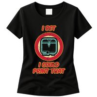 3d Printing Icon G28 Cnc Maker 3d Scan 3d Printer Womens T-Shirt