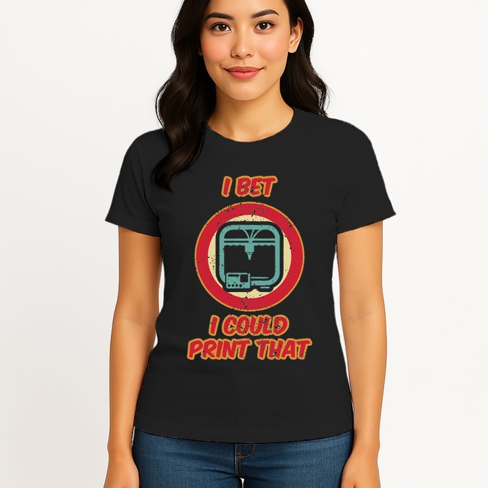 3d Printing Icon G28 Cnc Maker 3d Scan 3d Printer Womens T-Shirt