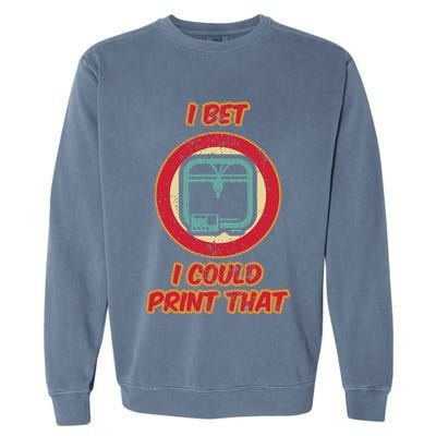 3d Printing Icon G28 Cnc Maker 3d Scan 3d Printer Garment-Dyed Sweatshirt