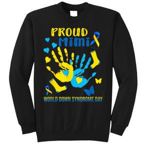 321 Proud Mimi Down Syndrome Awareness  T21 Sweatshirt