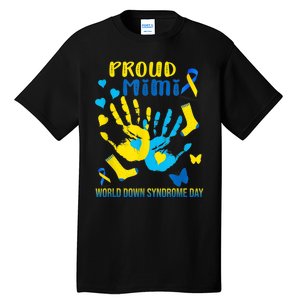 321 Proud Mimi Down Syndrome Awareness  T21 Tall T-Shirt