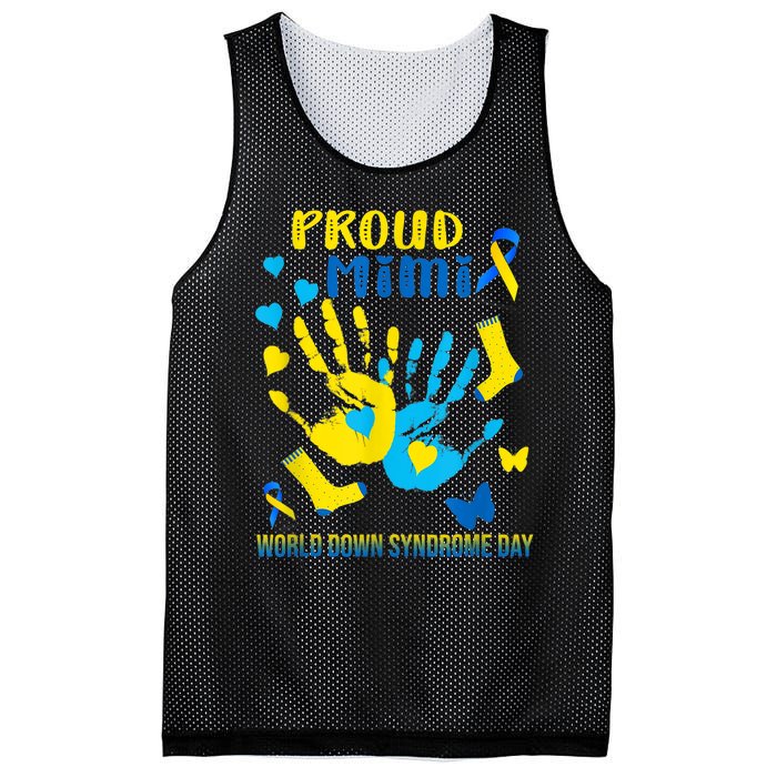 321 Proud Mimi Down Syndrome Awareness  T21 Mesh Reversible Basketball Jersey Tank