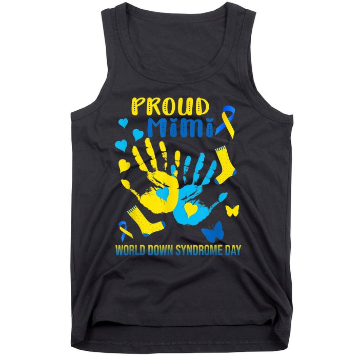 321 Proud Mimi Down Syndrome Awareness  T21 Tank Top