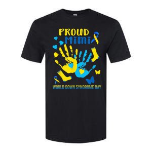 321 Proud Mimi Down Syndrome Awareness  T21 Softstyle CVC T-Shirt