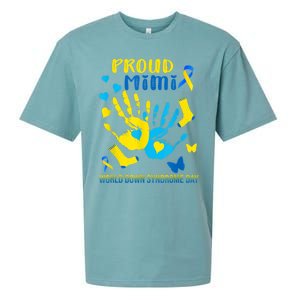 321 Proud Mimi Down Syndrome Awareness  T21 Sueded Cloud Jersey T-Shirt