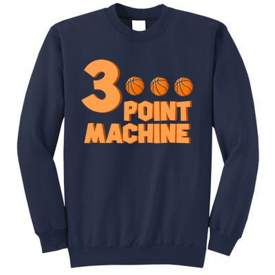 3 Point Machine - Three Point Shooter Ball - Basketball Sweatshirt