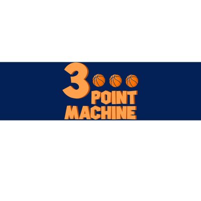 3 Point Machine - Three Point Shooter Ball - Basketball Bumper Sticker