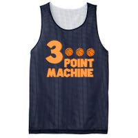 3 Point Machine - Three Point Shooter Ball - Basketball Mesh Reversible Basketball Jersey Tank