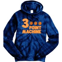 3 Point Machine - Three Point Shooter Ball - Basketball Tie Dye Hoodie