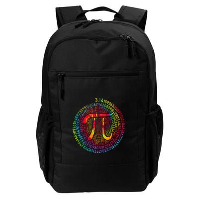 3.14 Pi Number Tie Dye Symbol Pi Day Math Teachers Students Daily Commute Backpack