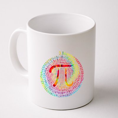 3.14 Pi Number Tie Dye Symbol Pi Day Math Teachers Students Coffee Mug