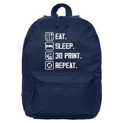 3d Printer Printing Lover Joke For Three D Printing Maker 16 in Basic Backpack
