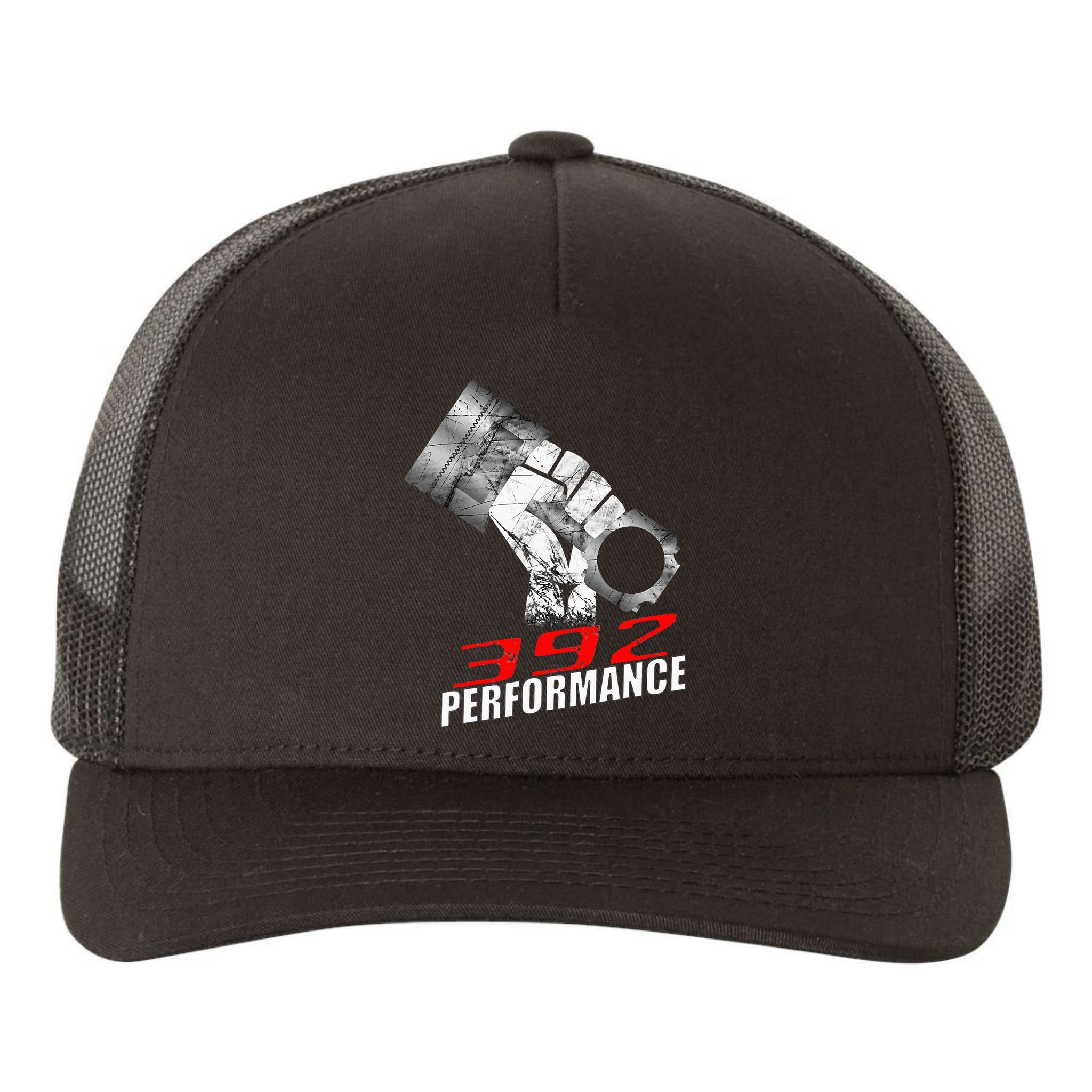 392 Performance Race Piston 6.4 Car Yupoong Adult 5-Panel Trucker Hat