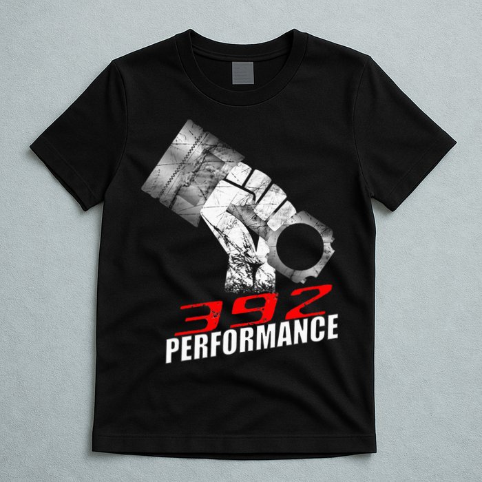 392 Performance Race Piston 6.4 Car T-Shirt