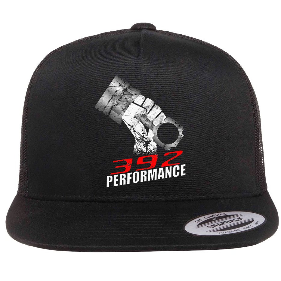 392 Performance Race Piston 6.4 Car Flat Bill Trucker Hat