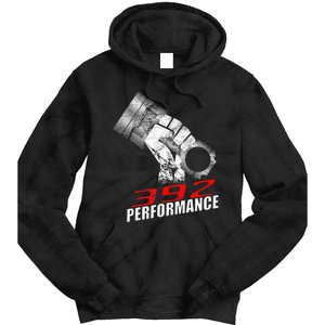 392 Performance Race Piston 6.4 Car Tie Dye Hoodie