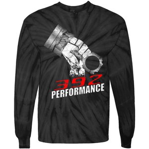 392 Performance Race Piston 6.4 Car Tie-Dye Long Sleeve Shirt