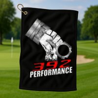 392 Performance Race Piston 6.4 Car Golf Towel