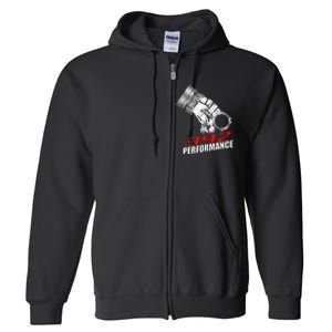 392 Performance Race Piston 6.4 Car Full Zip Hoodie