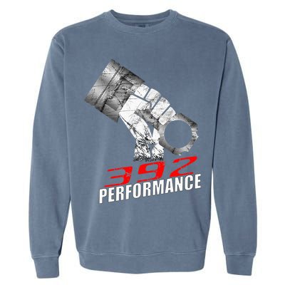 392 Performance Race Piston 6.4 Car Garment-Dyed Sweatshirt