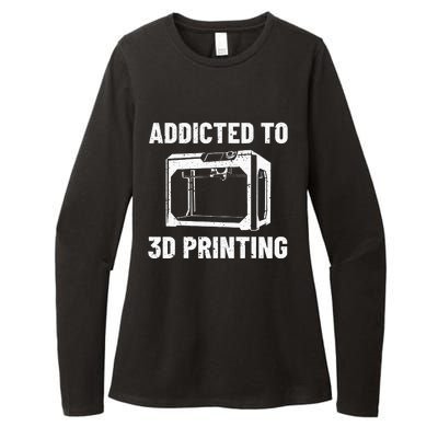 3D Printer Tee idea for Geeks 3D Printing Womens CVC Long Sleeve Shirt