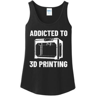 3D Printer Tee idea for Geeks 3D Printing Ladies Essential Tank