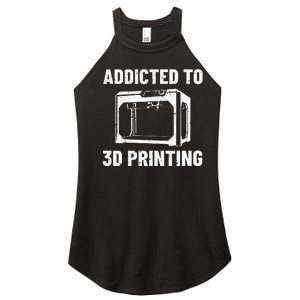 3D Printer Tee idea for Geeks 3D Printing Women’s Perfect Tri Rocker Tank