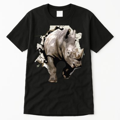 3D Rhino African Safari Animal Rhinoceros Tee Tall T-Shirt