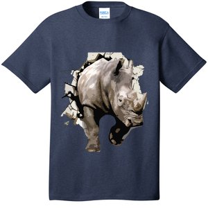 3D Rhino African Safari Animal Rhinoceros Tee T-Shirt