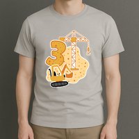 3rd Birthday Construction T-Shirt