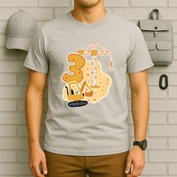 3rd Birthday Construction T-Shirt