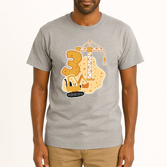 3rd Birthday Construction Tall T-Shirt