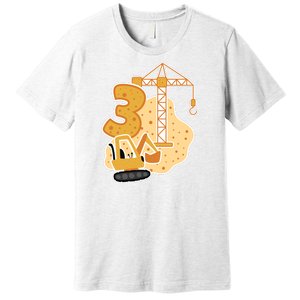 3rd Birthday Construction Premium T-Shirt