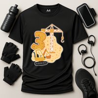 3rd Birthday Construction Cooling Performance Crew T-Shirt