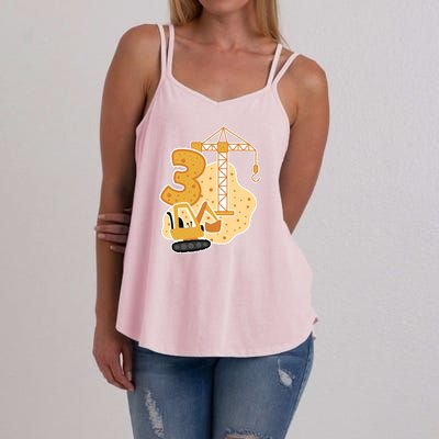 3rd Birthday Construction Women's Strappy Tank