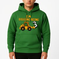 3rd Birthday I'm Digging Being Three Hoodie