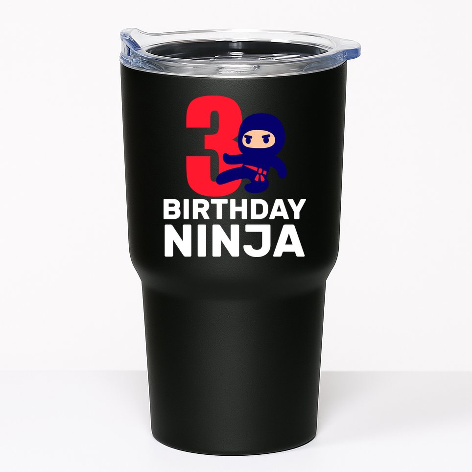 3rd Birthday Ninja  Tumbler